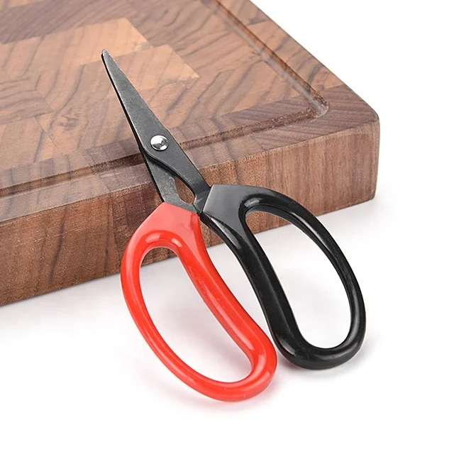 Black & Red Anti Slip Handle with Non Stick-Coating Blade Sewing Scissors 6 Inch Stainless Steel Tailor Scissors