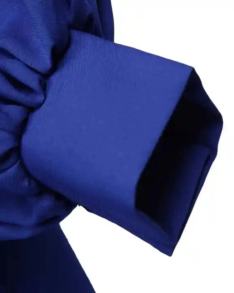 Cuff Sleeve Royal Blue Color Fluted Choir Robes Church Gowns Uniform with Cuff Sleeve supplier