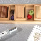 School Home School Using Wooden Toddlers Learning Sensorial Teaching Baric Tablets