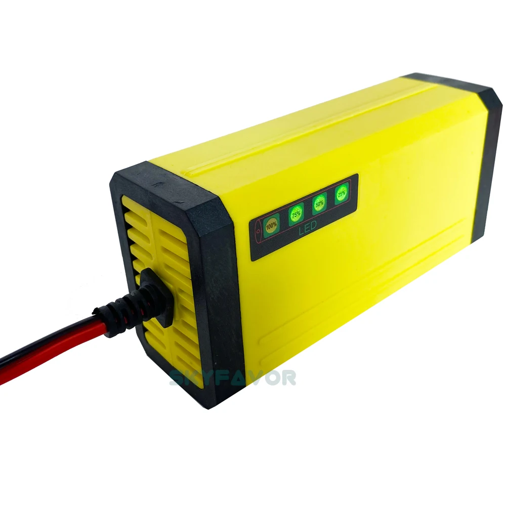 Fast delivery 12V battery charger 12V 2A smart automatic 12 volt gel agm vrla lead acid motorcycle car battery charger