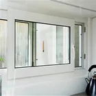 Cheap Windows Cheap Modern Design Black Aluminum High Sliding Triple Glass Windows