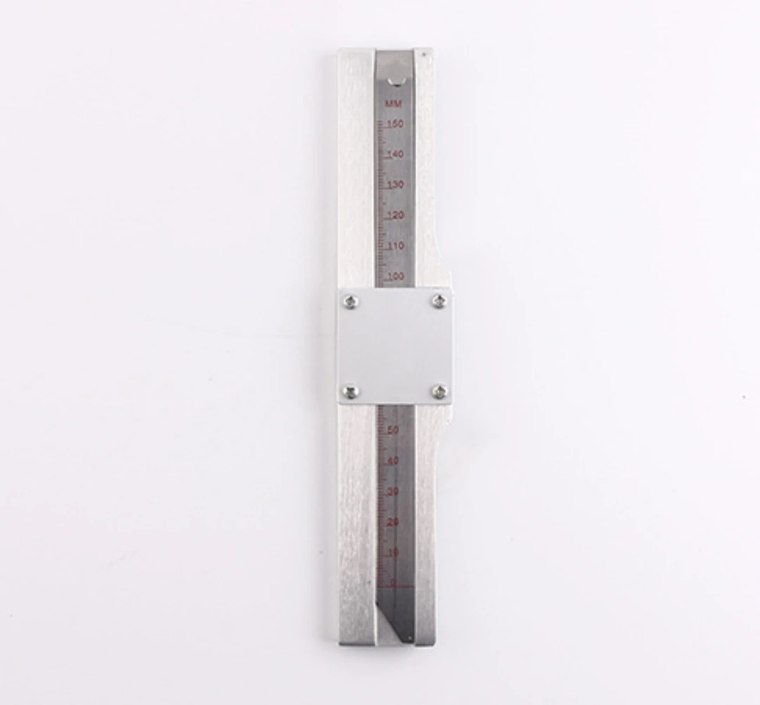 RT-048 EW Durable Aluminium OTR Tire Tread Depth Gauge with Magnifying Glass 3-Year Warranty Tire Repair Tools manufacture