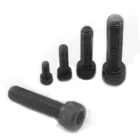 Bolt High Strength Grade 12.9 Quenched Tempered Blackened Hexagon Socket Head Bolt DIN912 Gb70