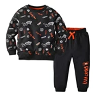 Boy Baby Clothes Factory Mudkingdom Toddler Clothing Sets Sweatsuit Cool Cheap Baby Boy Spring Clothes