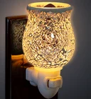 Burners Mini Plug In Wax Melts Warmer Mosaic Oil Burners Mini Oill Lamp Silver Mosaic