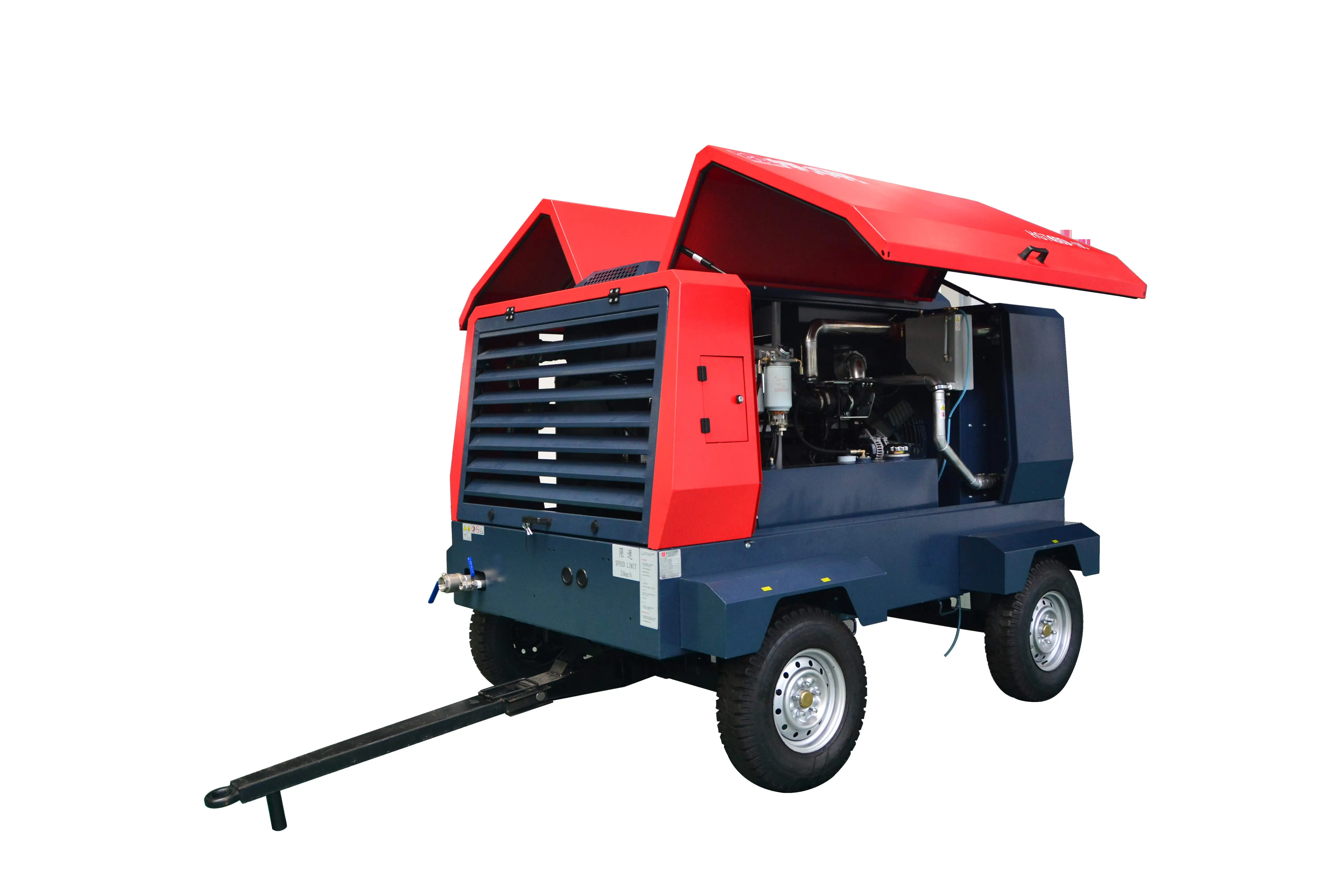 Hongwuhuan Mining Compressor HGT550-16C Air Compressor Diesel Engine Portable Small Engine  Machinery Technology