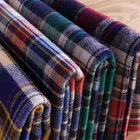 Shirting Fabrics Cotton Fabric 100 Plaid Yarn Dyed Shirting Fabrics 100% Cotton Flannel