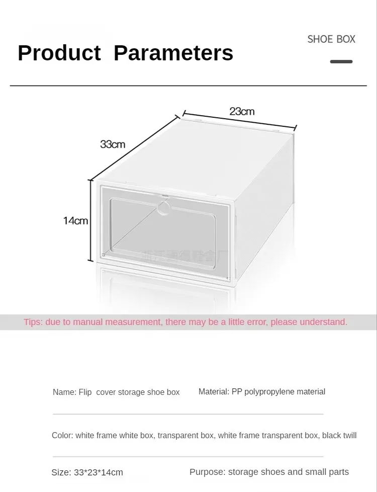 Wholesale Luxury Foldable Sneaker Boxes Large Capacity Creative Shoe Storage with Personalized Design details
