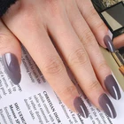 False Nail Nails False Nails Popular Sales Grey False Nail Reusable Cheap Press On Nails Tips Artificial Fingernails