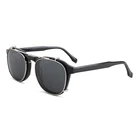 Clip On Sunglasses Stock Ready Frames Eye Clip On New Sunglasses Fashion Frame Acetate Optical Flip Up Sunglasses