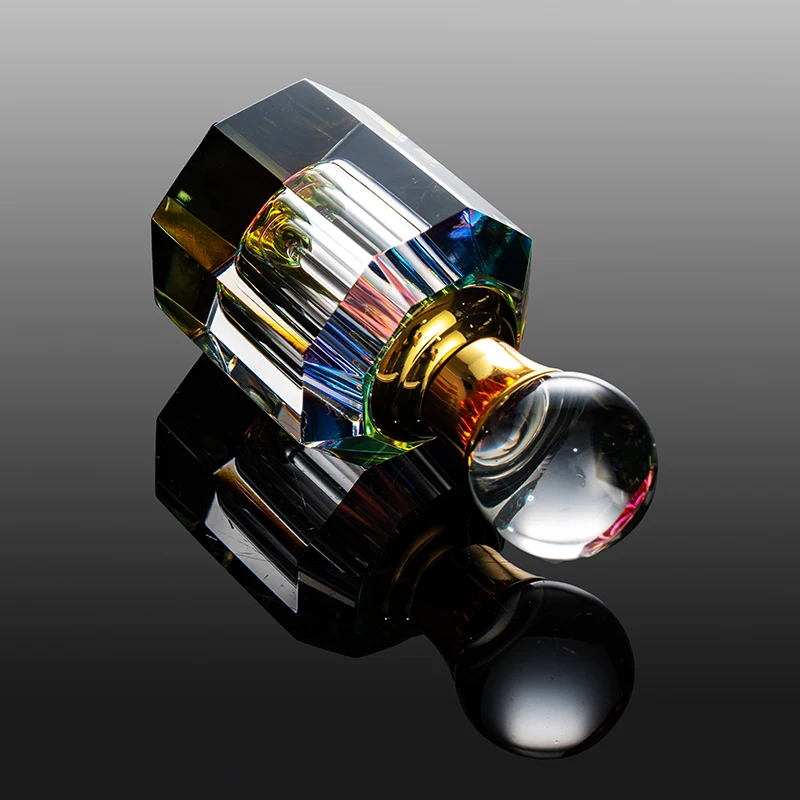 product small bridge new product 3ml cheap customizable glass empty bottle fashionable appearance crystal perfume bottle-6