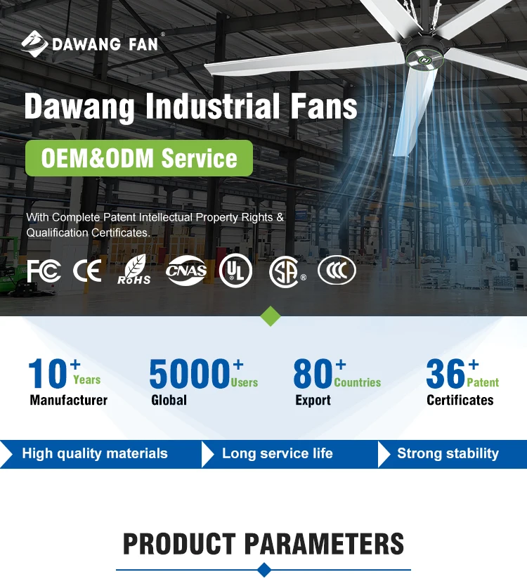 Ceiling Fan, DAWANG, 8ft, 2.5m - detail 2