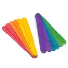 Natural Craft 150mm Kids Natural Wooden Safety DIY Craft Sticks Toys
