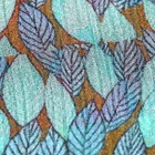 Silk Pattern Printed Mulberry Silk Crinkled Chiffon Crepe Ggt Digital Printed Foliage Pattern Fabric For Apparels Dress