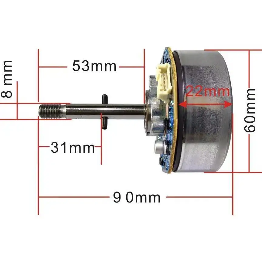 Brushless Motor, 50W, 24V, 6mm, Explosion-Proof - detail 16