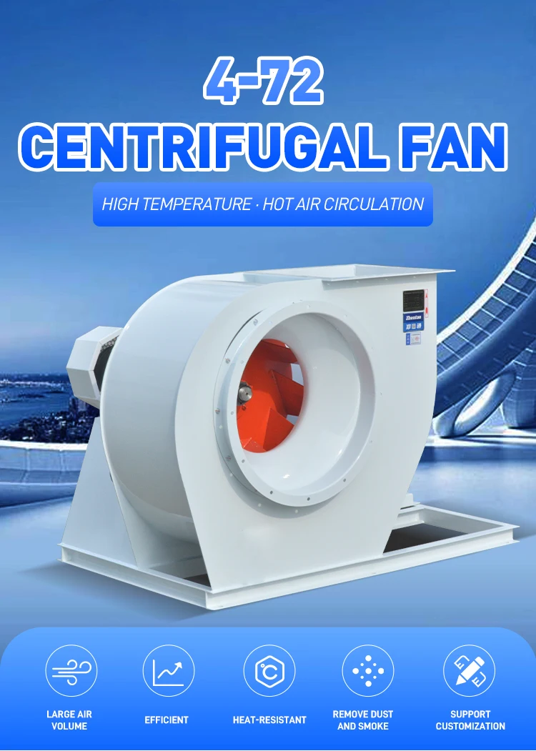 Centrifugal Fan, 4-72C, 15kw, Steel - detail 2