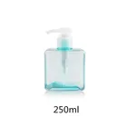 Bottle Foam Pump Bottle Transparent PET 250ml Hand Sanitizing Gel Bottle Foam Pump PET Bottle Portable Mousse Bottle