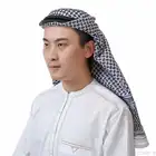 Muslim Scarf Muslim Mens Arabic Muslim Prayer Costumes Dubai Saudi Head Scarf Islamic Keffiyeh Hijab Caps