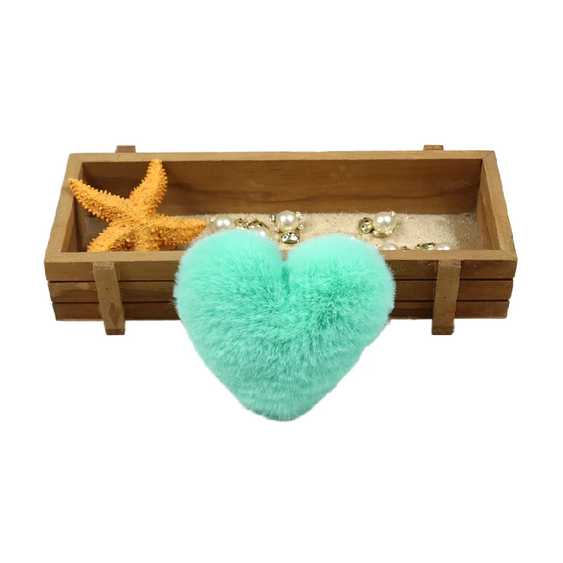 12Pcs Faux Fox Fur Fluffy Pompom Ball, Soft Faux Fur DIY Pompom Ball With Elastic Loop For Hats Keychains Scarves Gloves Bags Accessories,10cm (6 Colors,2pcs Per Color) (A - Foto 6