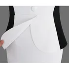 Suit For Women Business Suit Set For Office Lady 2 Pieces Slim Work Blazer Skirt Set