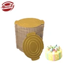 Golden Oval Golden Bakest Golden Oval Egg Mousse Cake Board Pad Paper Base Plate Cake Golden Paper Tray