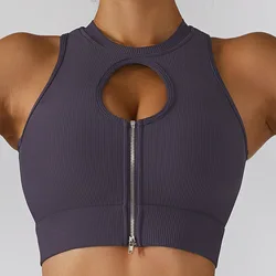 Pre Sale INS Tops Sale Front Zipper Hollow Out Sports Bra Yoga Sets Cross High Waist Leggings Women Workout Sets Two Pieces