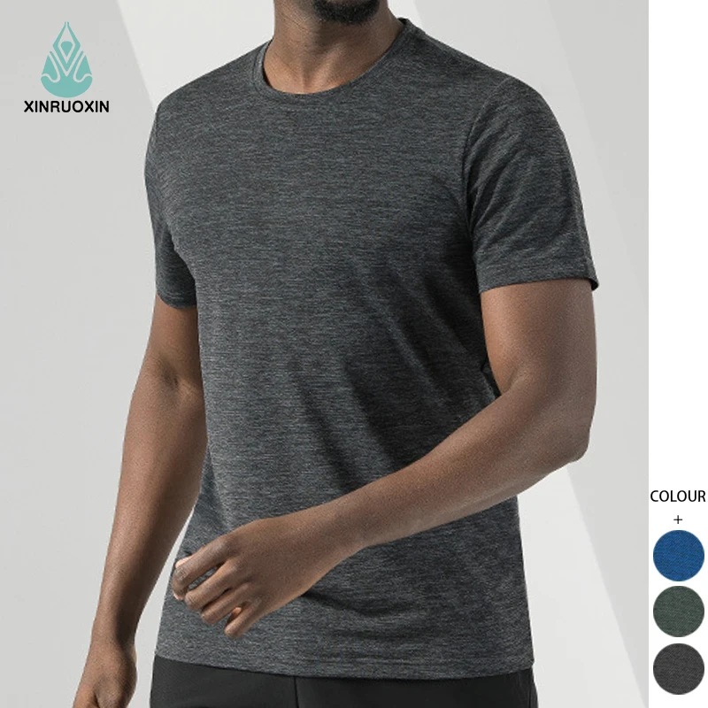 Custom Gym Sport Tshirt Boxing Tight Top Wear T-shirt Low Moq Shir for Men's Outdoor Quick Drying Shirt