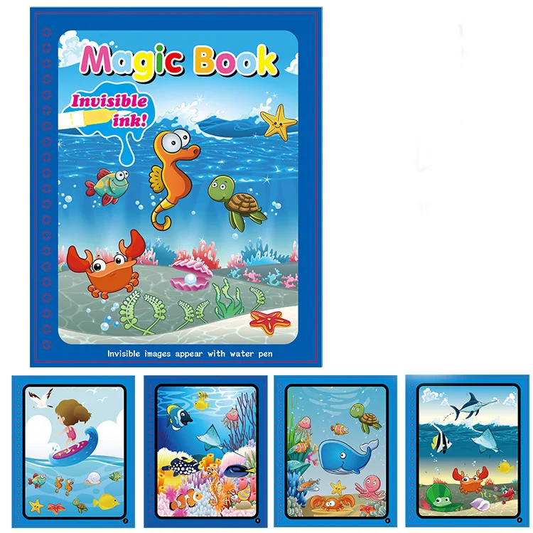New Design Reusable Drawing Board Educational Toy Doodle Mat Magic Water Drawing Book for Kids