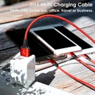 Usb 3M 3A USB 3 In 1 Type C Micro Charger Data Cable For PS Vita Android Samsung