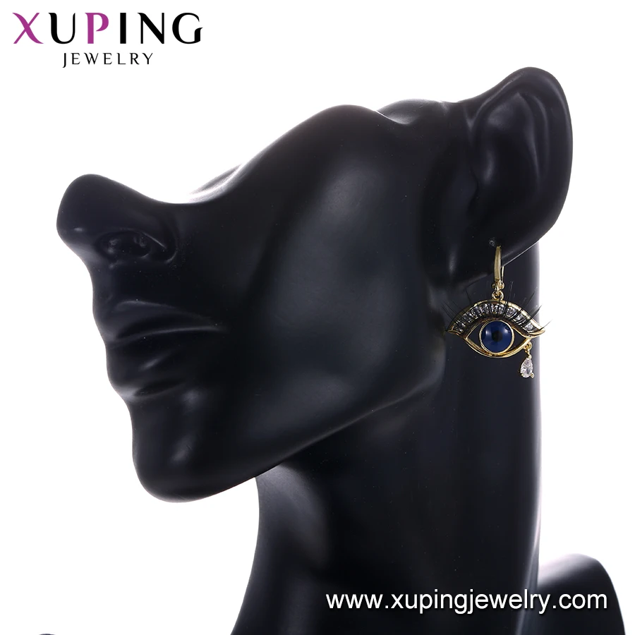 81042 Xuping fashion High quality gold plated eye shape women's earrings