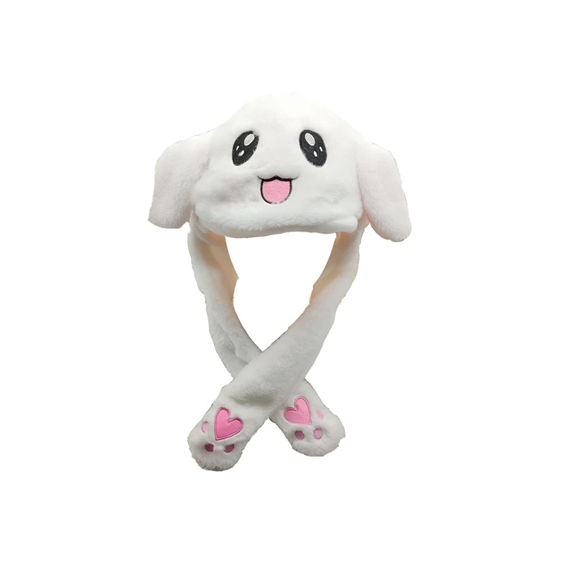 Rabbit Hat Ears Moving Bunny Ears Moving-Ear Bunny Hat Plush