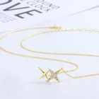925 Custom Simple Design 925 Silver Gold Plated Women Necklace Jewelry