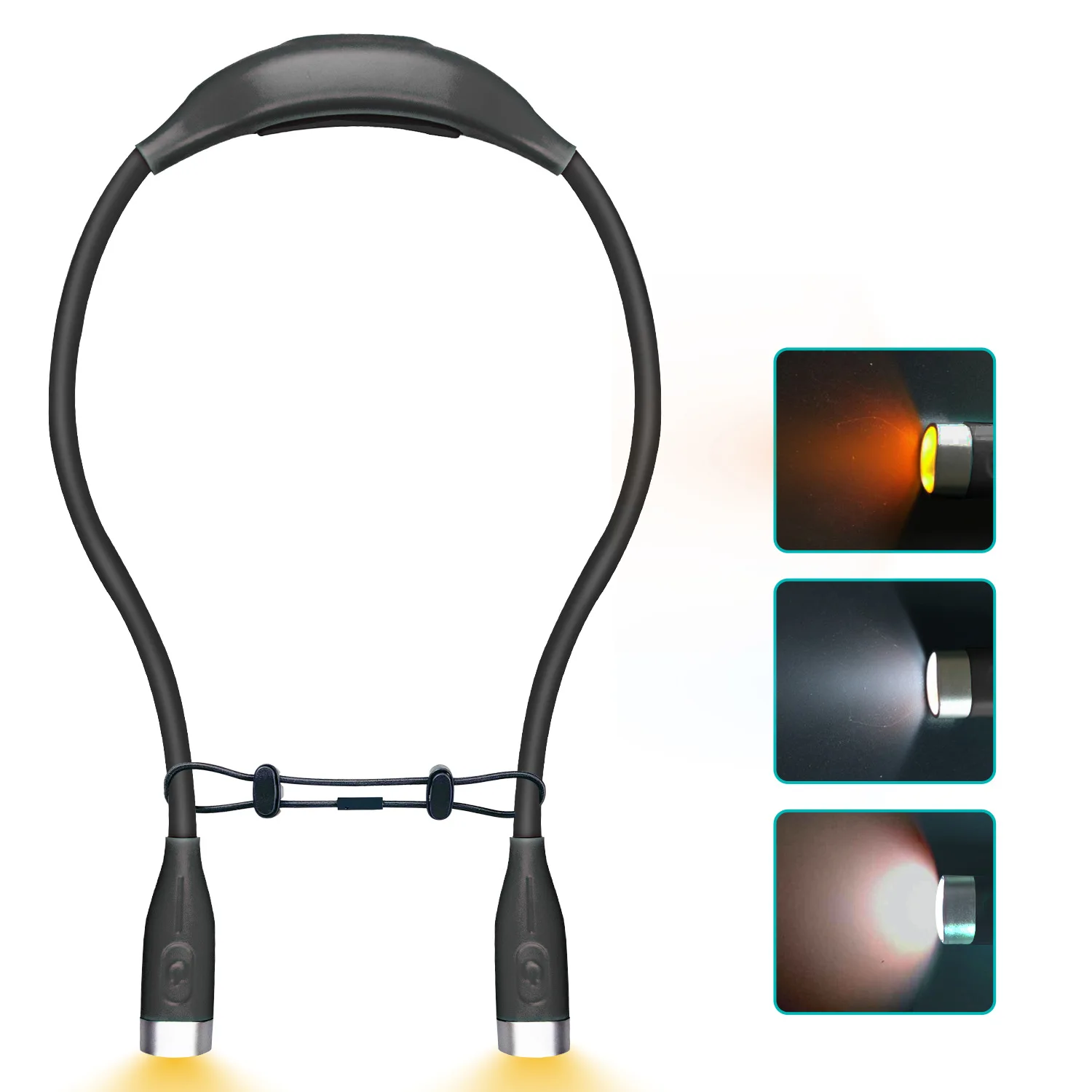 LED Portable Flexible Hanging Flexible Neck light Rechargeable Book Light Eye Protection Reading hug Light