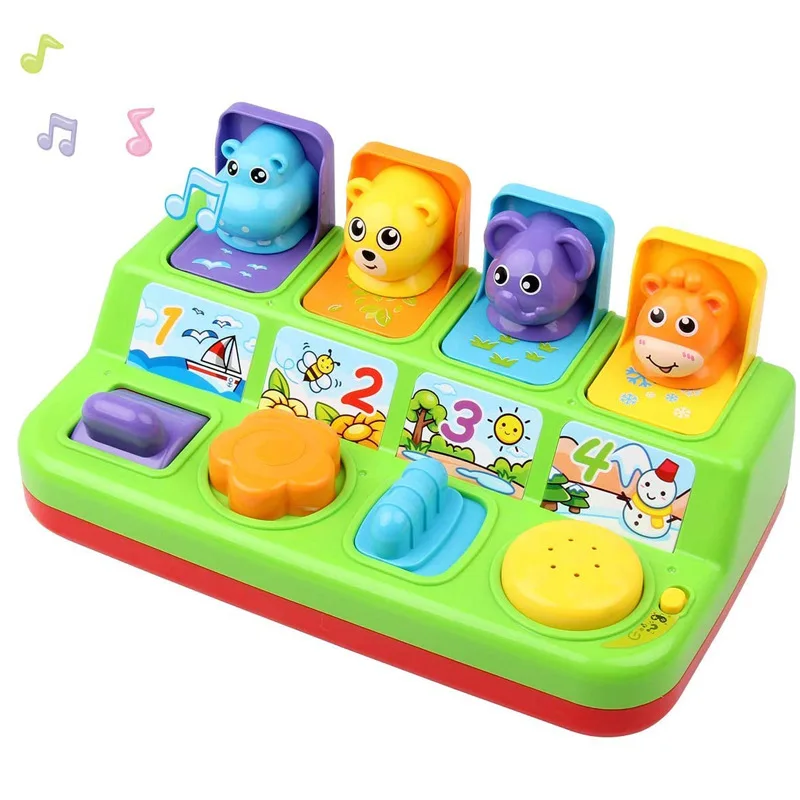 Baby Toys Light Music Switch Button Box Children Treasure Box Intelligence Push Toys Educational Game