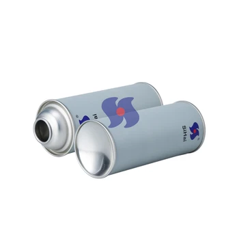 Hot sale Empty Tinplate Cans 65mm CMYK Printing 159mm Spray Portable  Butane Gas Can empty aerosol can