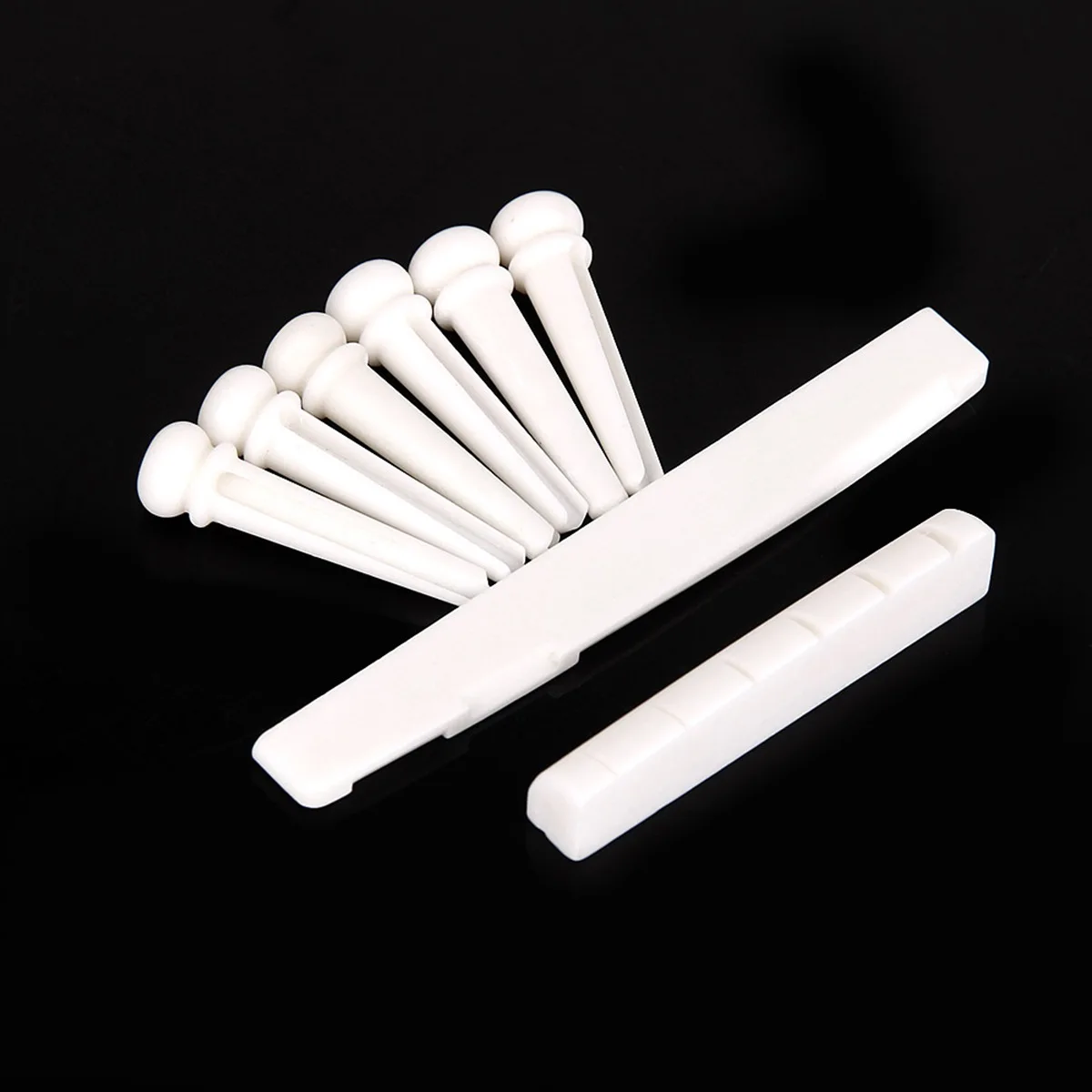 Bone guitar bridge saddles Pins