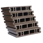 Wood Composite Wood Composite Floor 3D Hollow Wood Texture Composite Deck WPC Wood Plastic Floor