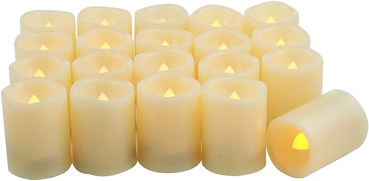 36 Pack Flameless Battery Operated Led Votive Candles Flickering