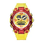 Watch Dual Display Colorful Waterproof Mens Outdoor Sports Trend Digital Write Watch MARVEL Watch