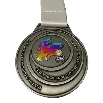 Custom Company Medals Free Design and Logo Custom Fun Metal Antique Gold Medals For Games