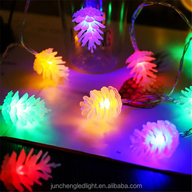 Christmas Fairy Led Pine Cone String Room Wedding Garland Party Decoration light