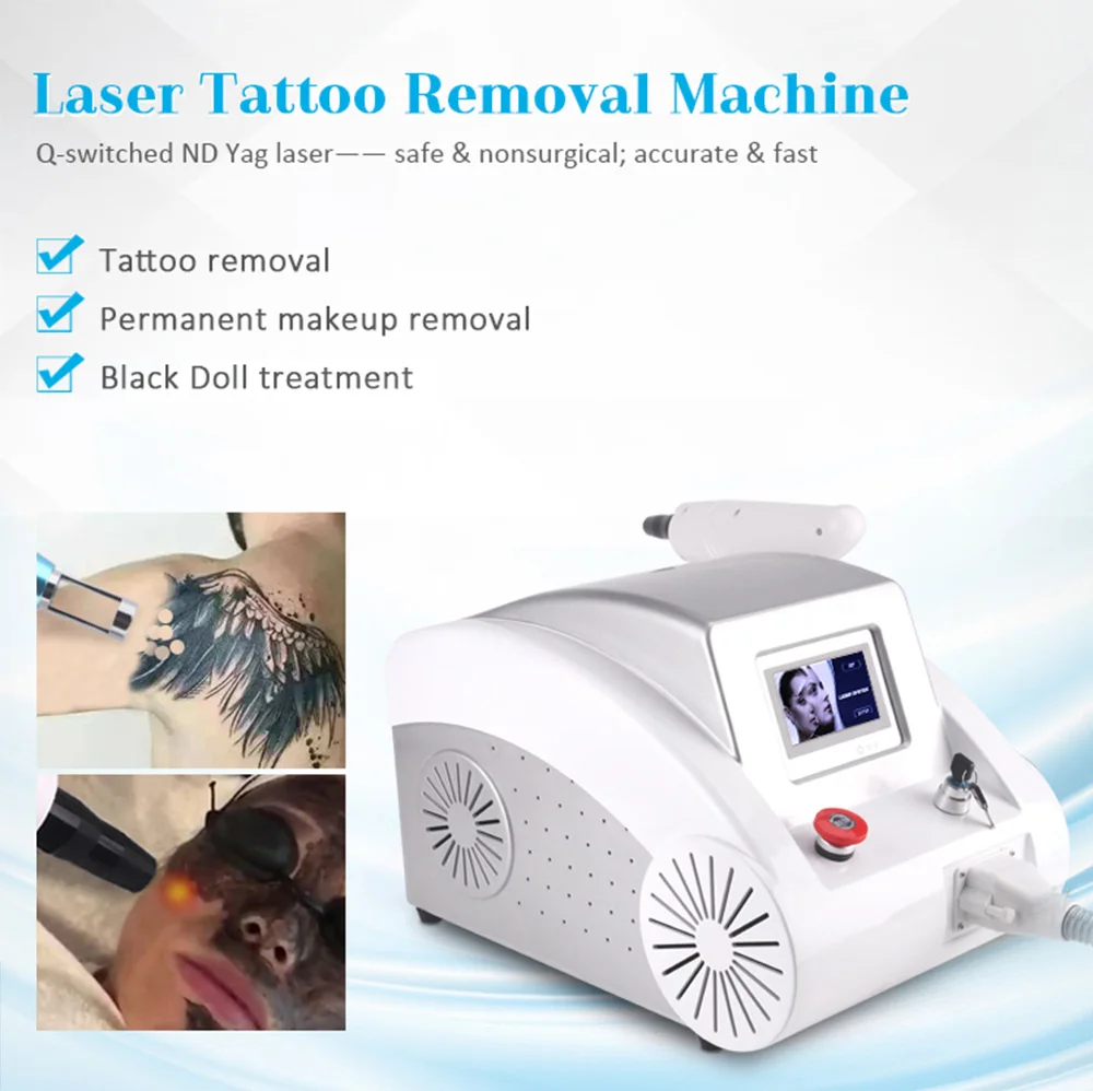 Professional Laser Tattoo Removal Machine For Sale 9 2022 Factory sale Picosecond Laser Tattoo Removal Freckle Removal Eyebrow Washing 755nm Pigment removal Q Switched Machine