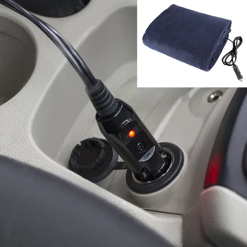 LJJZH382 Winter Hot 12V Car Heating Blanket for Travel Camping Car Constant Temperature electric heated blanket