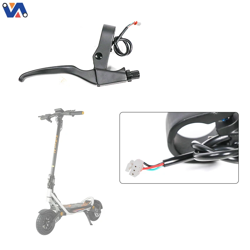product new image right brake lever for kukirin a1 electric scooter spare parts repair scooter parts cheap brake lever for scooter-4