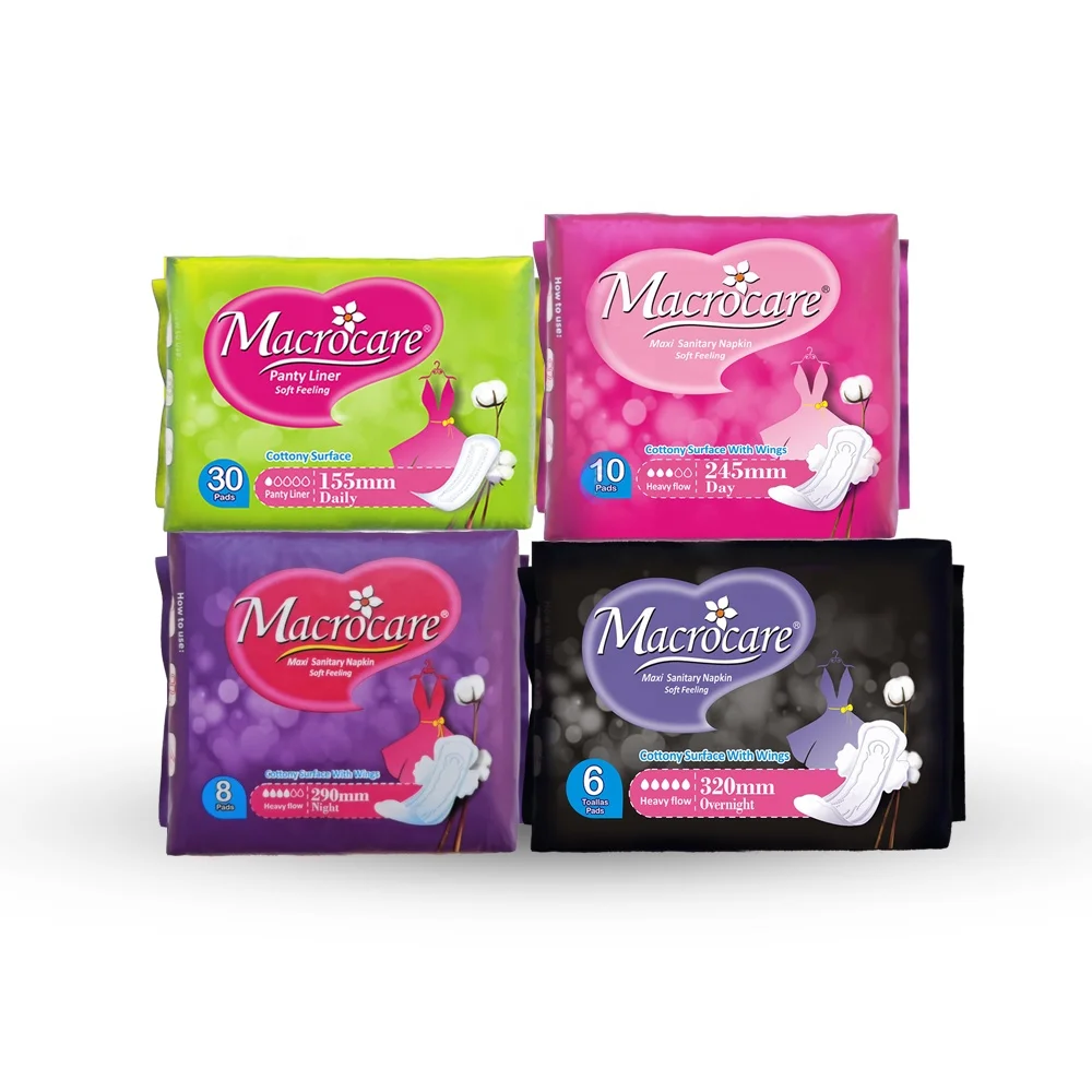 Oem Vendor For Sanitary Pads Factory Regular Lilac Sanitary Napkins