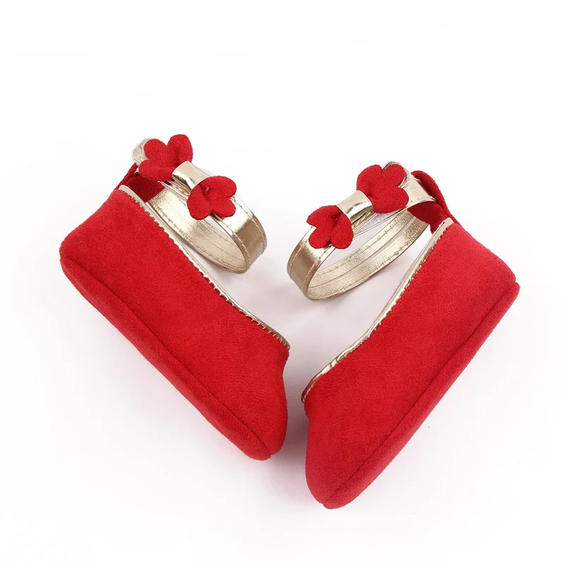 Wholesale Soft Sole Indoor Baby Newborn Infant Baby Girl Shoes 0-18 Months manufacture