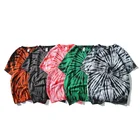 Dye Tie Custom Logo T-shirt Tye Dye Tshirt Men Luxury Mens Tie And Die T Shirt 100% Cotton Oversized Tee