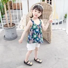 Girls Set Kids Sets Hot Sale Kids Clothing Cute Dresses Little Girls New Korean Fashion 2 Pieces Set