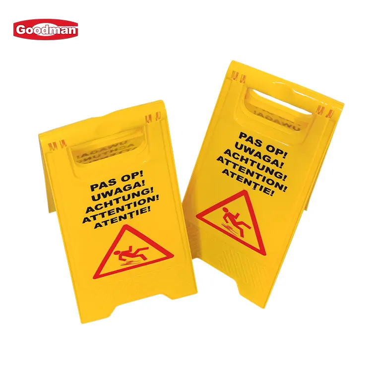 Custom PP plastic wet floor warning signs