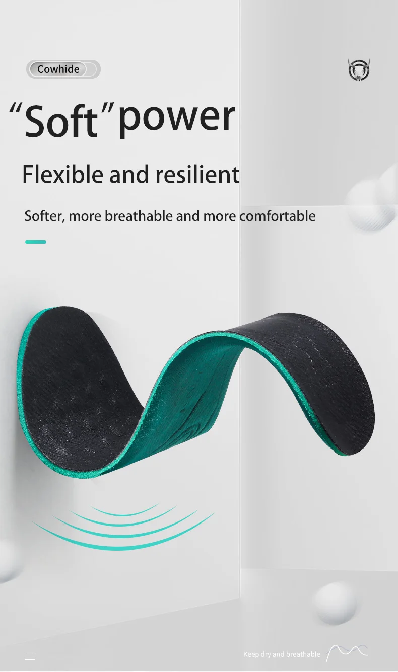 Sweat-Absorbing Shock-Absorbing Leather Insoles for Comfortable Footbed Sweat-Absorbing Shock-Absorbing Leather Insoles for Comfortable Footbed